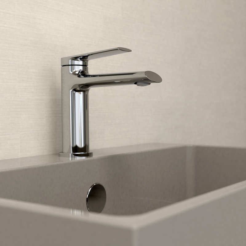 Belanger Single-handle Bathroom Faucet with Drain Assembly, Polished Chrome 