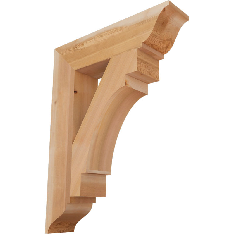 Support Merced, H 34 po x l 5,5 po x P 26 po, Cèdre rouge de l'Ouest (lisse)