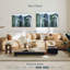 Avery Mid-Century Arches bleu marine émeraude-107724111