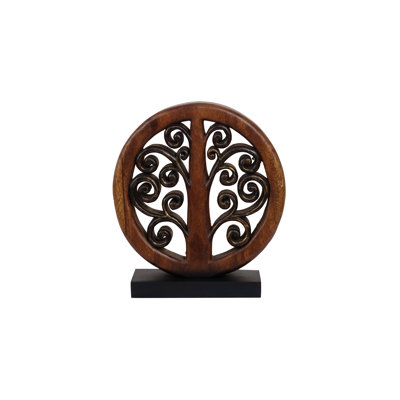 Sculpture en bois Mccastler sur base
