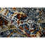 Tapis bleu en laine noué à la main Bristol-68022627