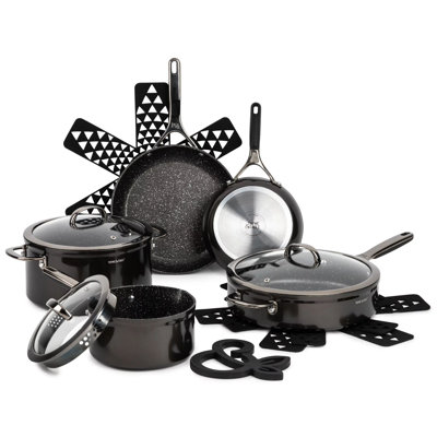 12 - Piece Non-Stick Aluminum Cookware Set