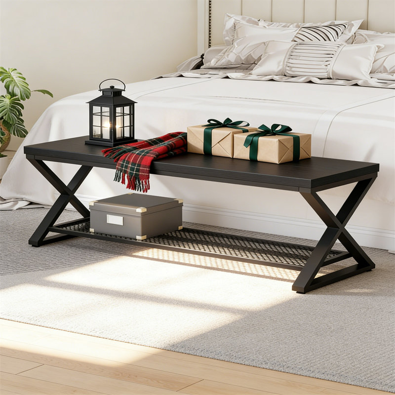 Storage Bench, Black