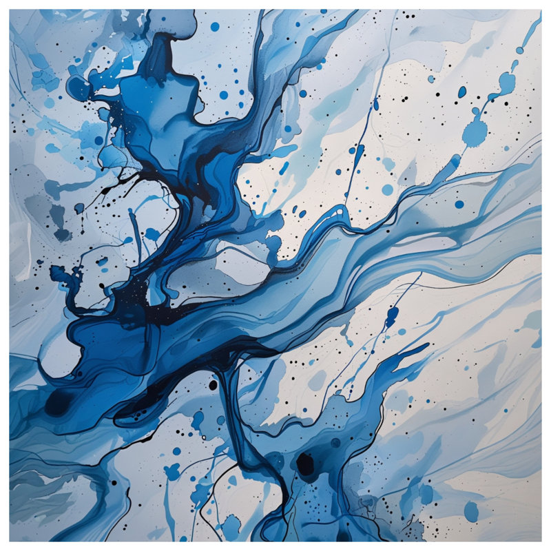 Tapis de bain abstrait, 24in W x 17in L