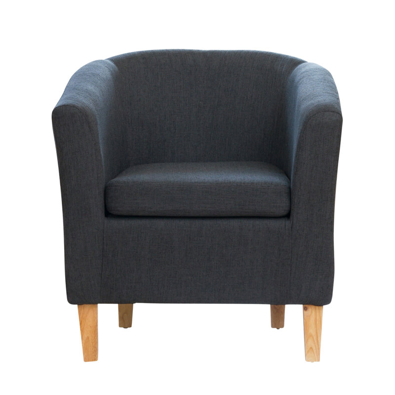 Viola Upholstered Accent Chair, Black
