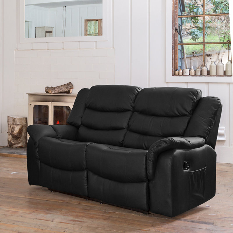 Sartor 2 Seater Sofa, Black