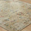 Tapis bleu / jaune en laine tissé à la machine Josilyne-1782275685
