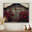Art mural sur toile, "Duques roses" à la grange II-48149497-209273515-48149444