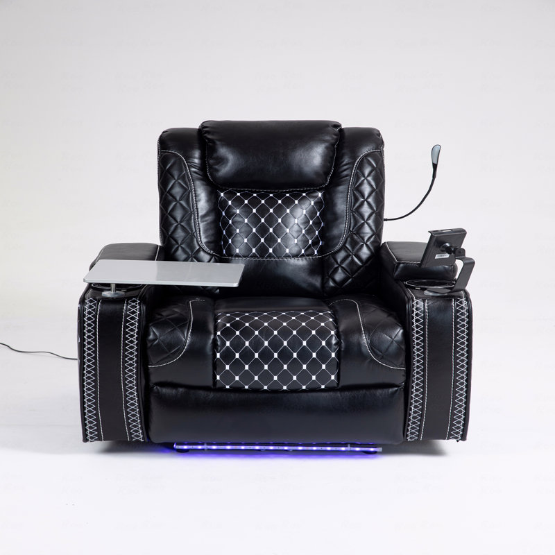 Power Zero Gravity With Recliner Function With Multifunctional Features  - With Hide-Away Storage Armrest And With Cup Holder  - Laptop Table And Phone Holder - Reading Light And Led  - Infinite Position Recline