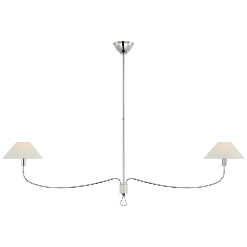 Griffin 2 - Light Chandelier, Polished Nickel