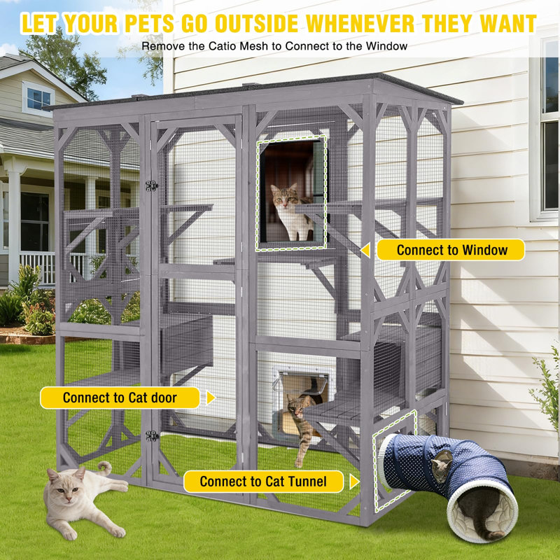 DeKalb Catio Cat Crate