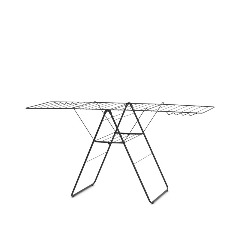 Brabantia Hangon 20 m Folding Drying Rack, Black