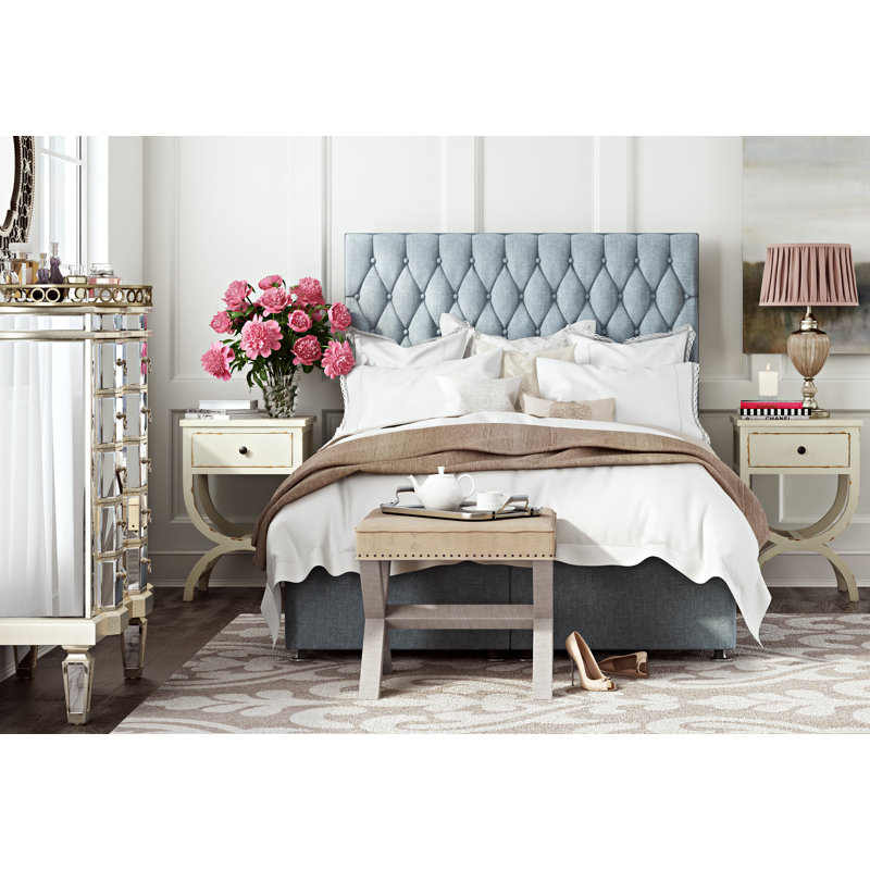 Vernon Square Solid Colour Standard Ottoman, Taupe