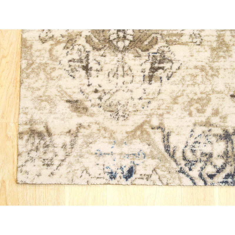 Lecuyer Ivory Machine Made Area Rug, Rectangle 5'3" x 7'3"