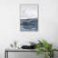 «Bluescape 2» par Willowbrook, art mural encadré