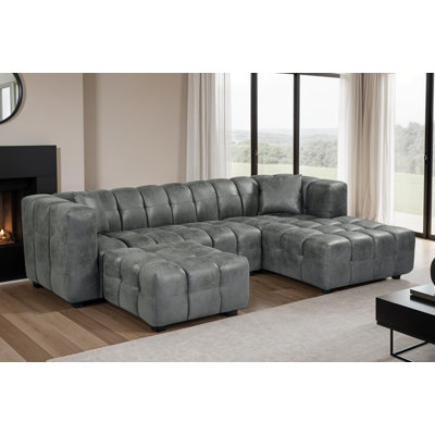 Corner Sofa with Ottoman