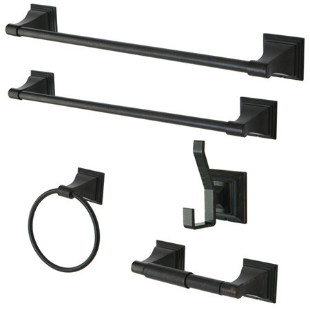 Kingston Brass Monarch 5-Piece Bathroom Hardware Set