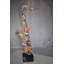 Statue de saxophone Graffiti Modern Art en résine - décor d'inspiration musicale Kingsland, 15 po x 9 po x H 29 po