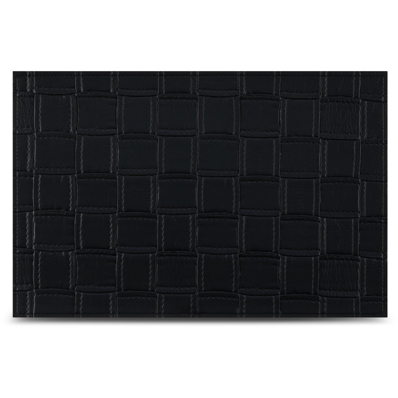 Ensemble de 4 napperons de table de salle à manger résistants à la chaleur de 12 po x 18 po pour 4 ensembles de cuisine et de salle à manger de style campagnard, bohème et moderne Facile à nettoyer, durable et élégant