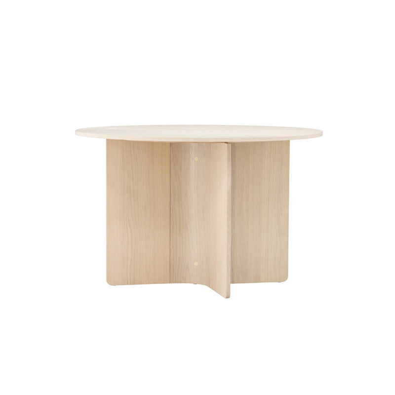 Bharma Round Dining Table, White