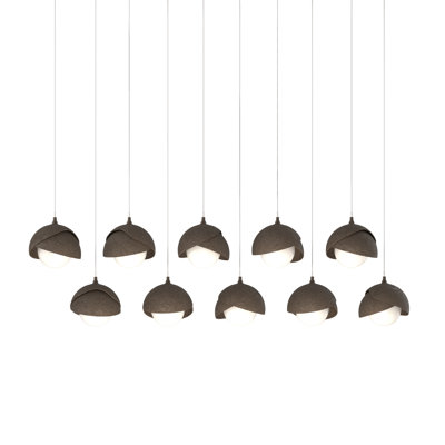 Brooklyn 10 - Light Double Shade Linear Pendant