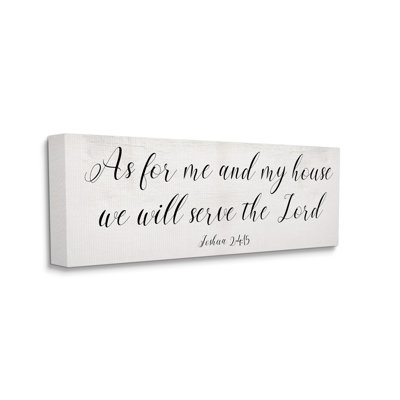 " We Will Serve The Lord Quote " by Daphne Polselli