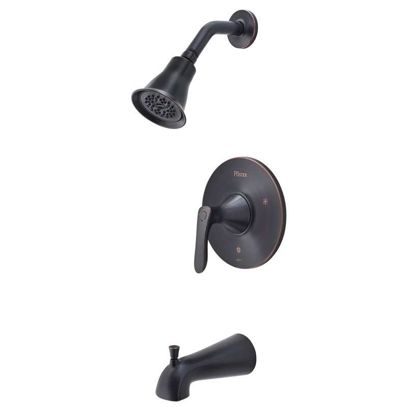 Weller Dual Function Tub and Shower Faucet, Tuscan Bronze