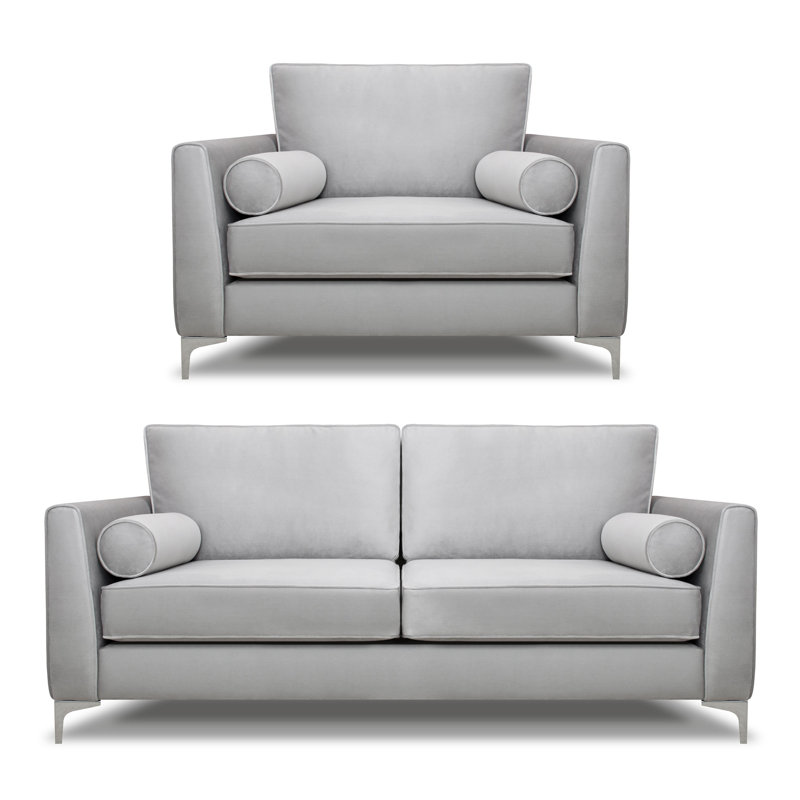 Kyle 2 - Piece Living Room Set, Silver