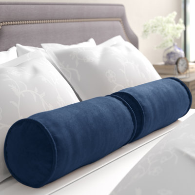 Solid Colour Microsuede Reversible Throw Pillow