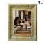 Cadre photo doré antique 1PC pour photos et décorations de bureau 5 "x 7"