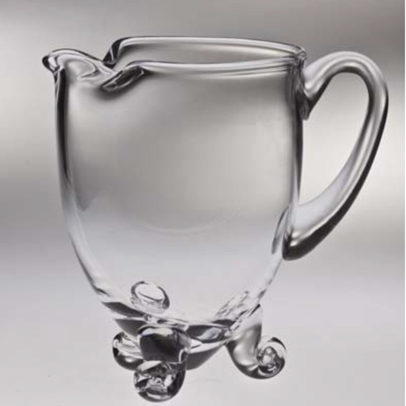 Craignamaddy Glass Beverage Dispenser, 6.13" H x 6.5" W x 4.75" D