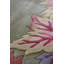 Tapis unique rose / vert / céladon 7 pi 9 po x 10 pi Art Deco