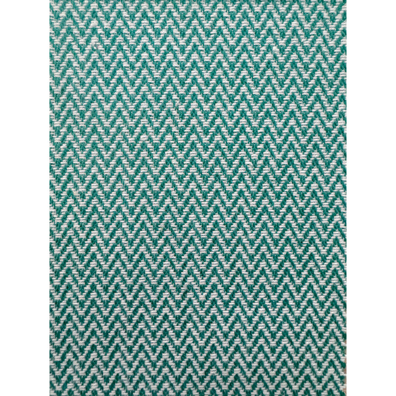 Tropical Teal Herringbone Bay Indoor Outdoor Table Runner 14x72