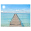 Jetée Infinite to the Sea - art mural photo en métal paysage marin-47772637-37372686