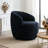 Teddy Fabric Swivel Accent Armchair Barrel Chair-708309961
