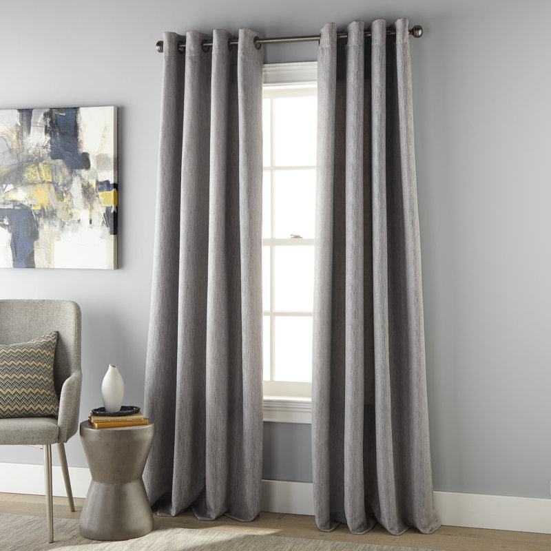 Bofonchik Curtain Single Panel, Gray