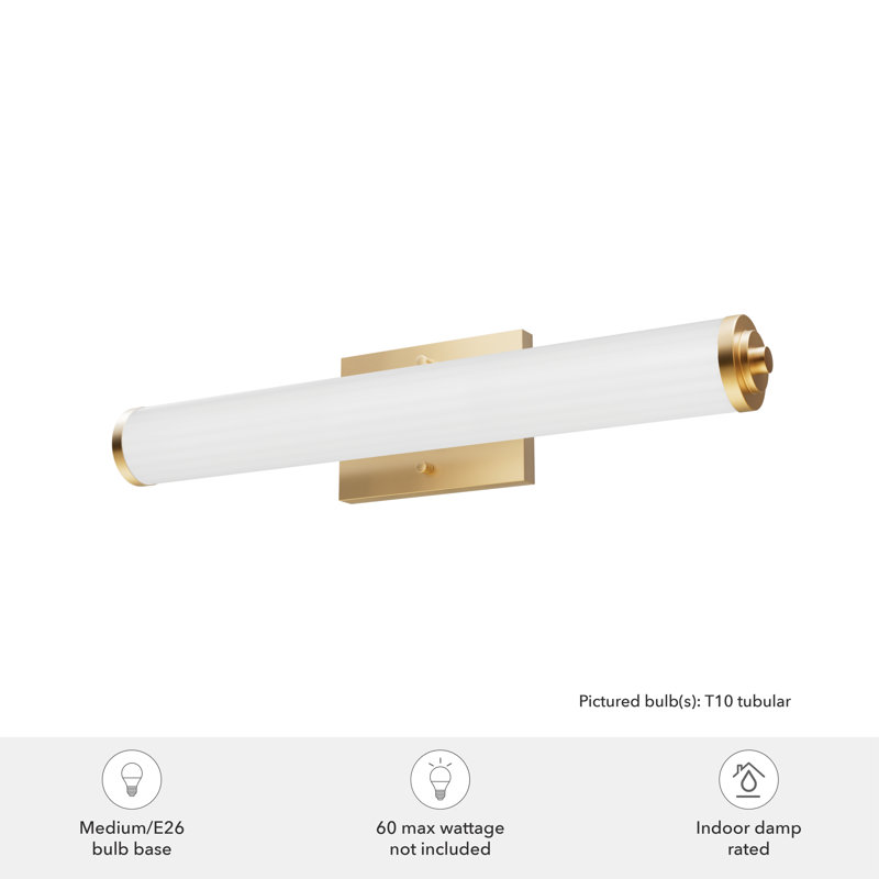2 - Light Dimmable Vanity Light, Alturas Gold