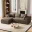 Canapé modulaire sans canapé Adame avec méridienne en L, porte-gobelets et poches de rangement-2117993585-2117993587