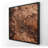 Mud and stones - 36"x36" Framed canvas