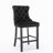 2-Piece Swivel Bar Stools (Black)