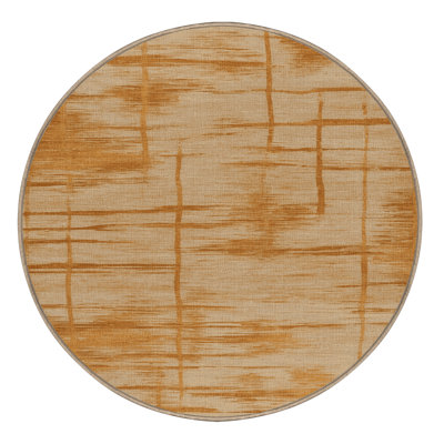 Machine Washable Abstract Beige Area Rug