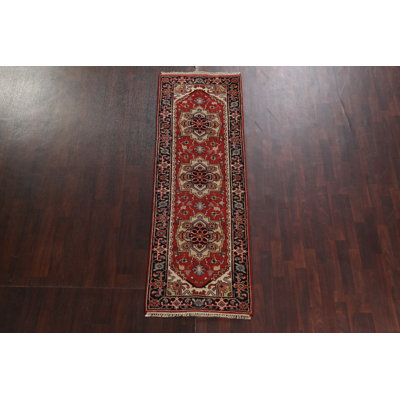 Handmade Traditional  Oriental Runner Rug 3x8