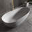 59" Solid Surface Soaking Bathtub