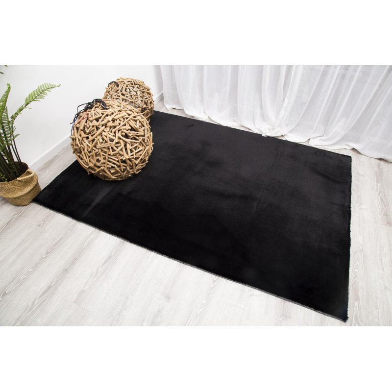 Baptiste Faux Fur Indoor Rug, Rectangle 3'6" x 5'6"