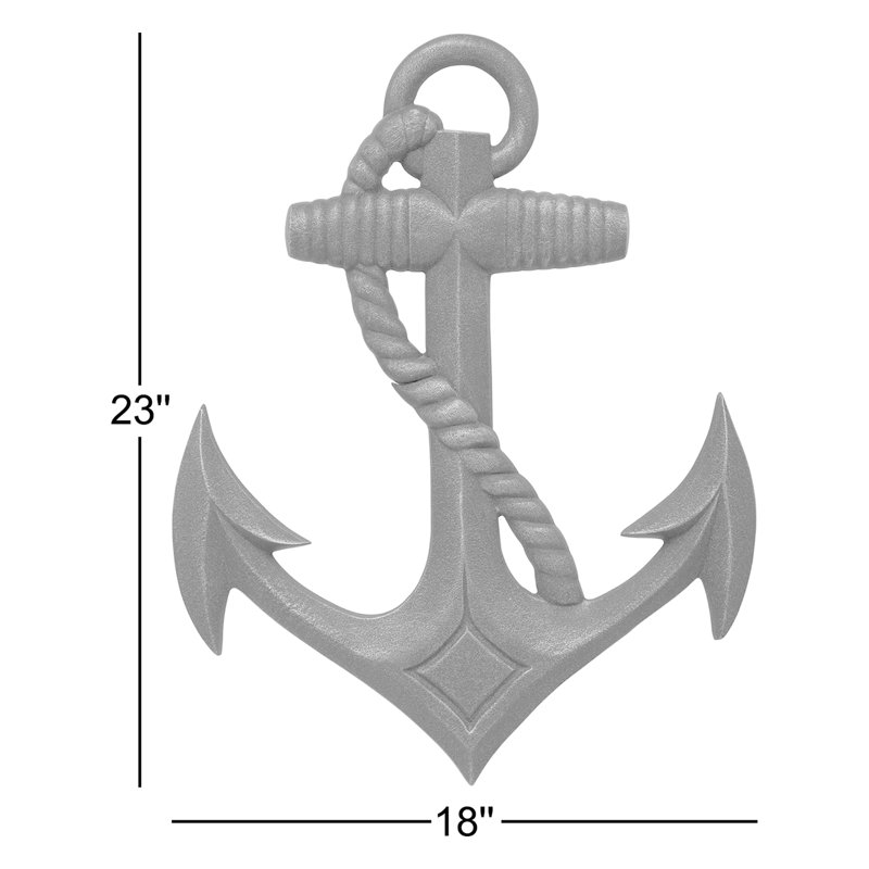 Nautical Anchor Wall Décor, Oil Rubbed Bronze