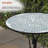 Abdoul Round Glass Outdoor Bistro Table