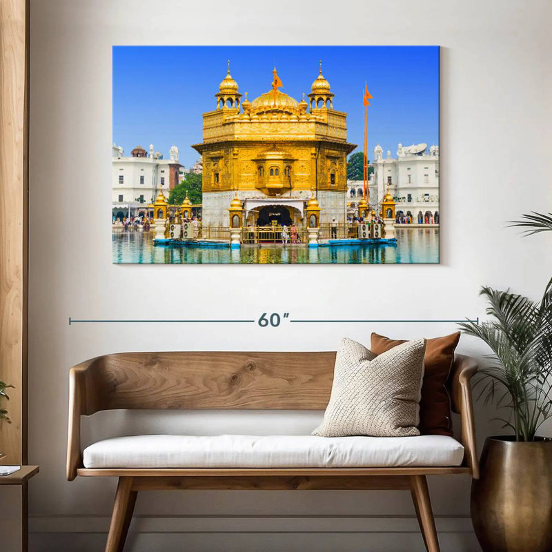Temple d'or de Nicci Amritsar, H 32 po x l 48 po