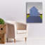  «Bucolique Structure 9» par Carol Young, art mural sur toile, 26 po x 34 po
