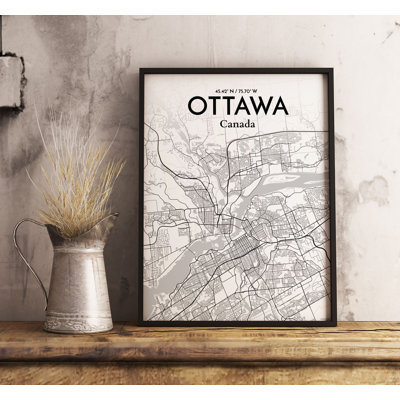 « ottawa city map », impression