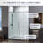 Matte White Solid Surface Shower & Tub Wall Panel, Surround, Quick Install, Cuttable, 0.138" thick-113370338-113370335